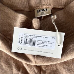 Pact Women's Heather Sesame Ankle Pants